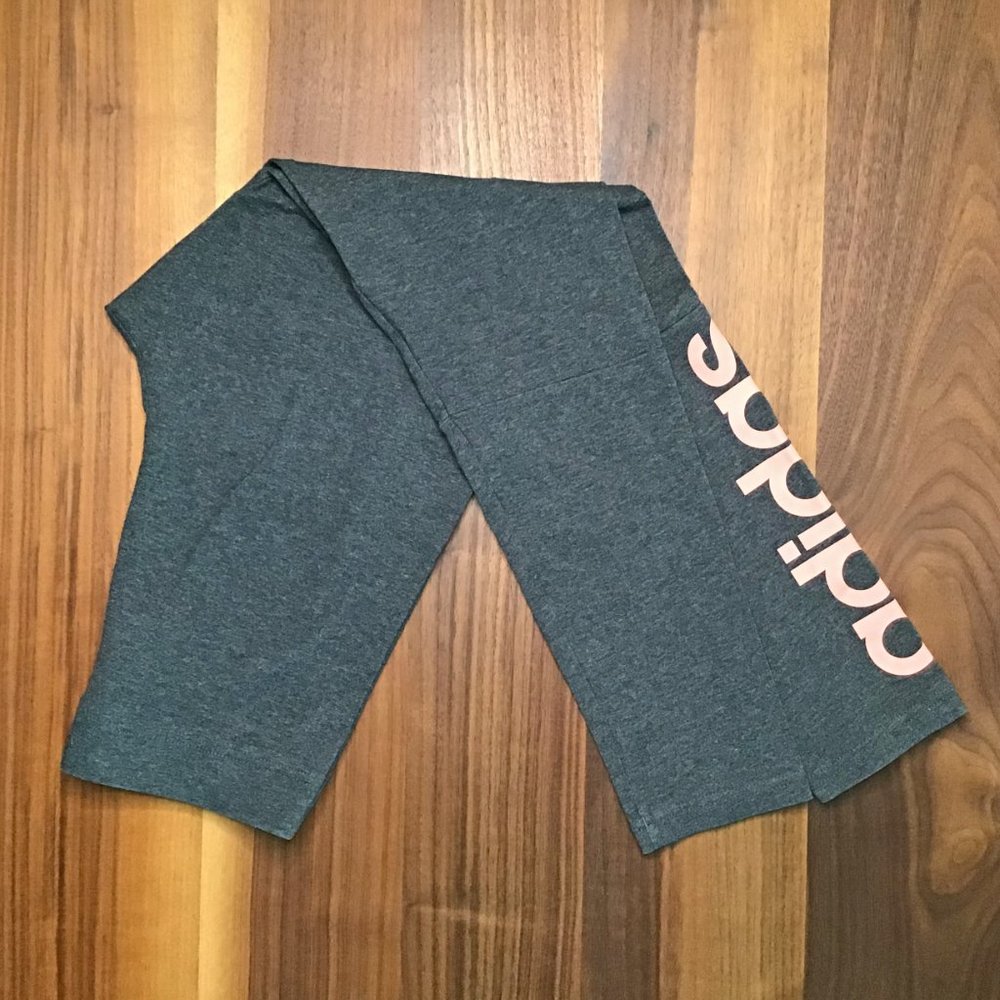 Adidas Essential Linear Logo Leggings - Picture 2 of 6
